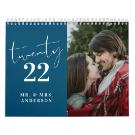 De Calligrafie van het manuscript onlangs Blauwgro Kalender