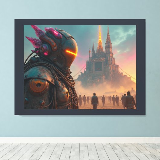 De Calling canvas print (Insitu (Houten vloer))