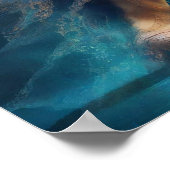 De Calm AI Fantasy Digital Art Print vinden (Hoek)