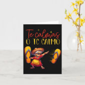 De Calmas van de Calmo Grappige Spaanse moeder Moe Kaart (Gele Bloem)