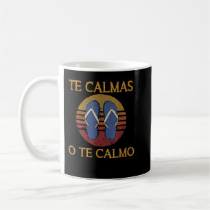 De Calmas van de Calmo Grappige Spaanse spreker Sa Koffiemok