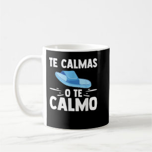De Calmas van de Calmo Spaanse leraar Grappig Spaa Koffiemok