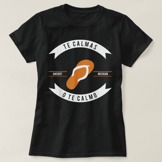De Calmas van Te Calmo Grappig T-shirt (Design voorkant)