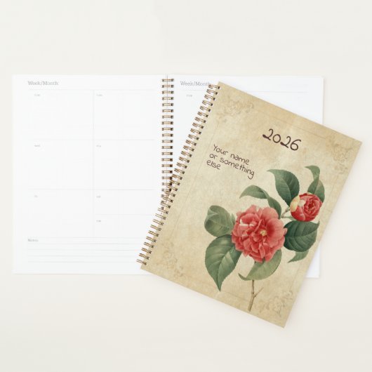 De Camellia Keeper Planner: Winter's Rose Editie Planner (Display)
