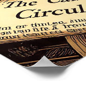 De Camelot Circular: Ingewikkelde Drukpers Poster (Hoek)