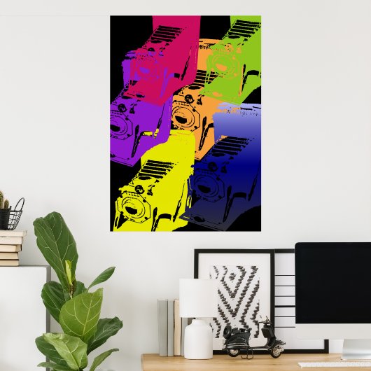 de camera - donker poster (Thuiskantoor)