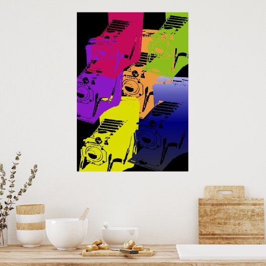 de camera - donker poster (Keuken)