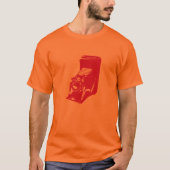 de camera - heet sinaasappel t-shirt (Voorkant)