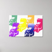 de camera - op canvas (Voorkant)