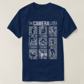 De camera sutra Funny fotografe camera T-shirt (Design voorkant)