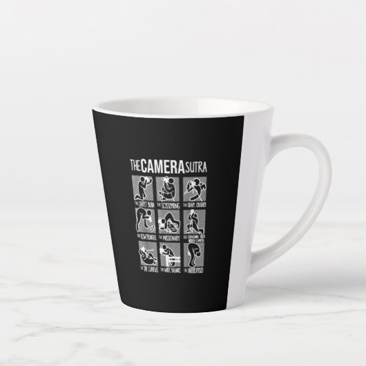 De camera sutra latte mok (Rechts)