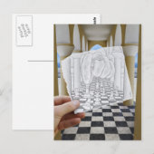 De Camera van het potlood Vs - Checkmate Briefkaart (Voorkant / Achterkant)