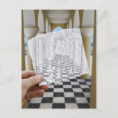 De Camera van het potlood Vs - Checkmate Briefkaart (Voorkant)