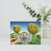 De Camera van het potlood Vs - de Schroef van het  Briefkaart (Staand voorkant)