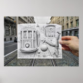 De camera van het potlood Vs - dit is niet zwaarte Poster (Voorkant)