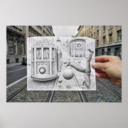 De camera van het potlood Vs - dit is niet zwaarte Poster (Voorkant)