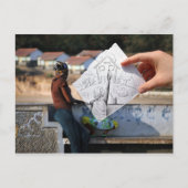 De Camera van het potlood Vs - Huis Briefkaart (Voorkant)