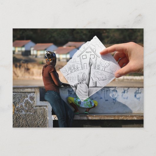 De Camera van het potlood Vs - Huis Briefkaart (Voorkant)