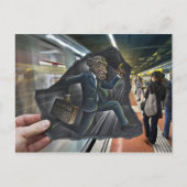 De Camera van het potlood Vs - meer Routine Briefkaart (Voorkant)