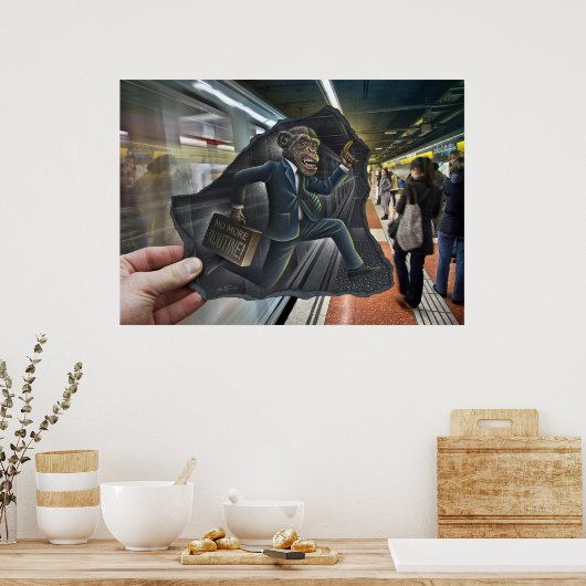 De Camera van het potlood Vs - meer Routine Poster (Keuken)