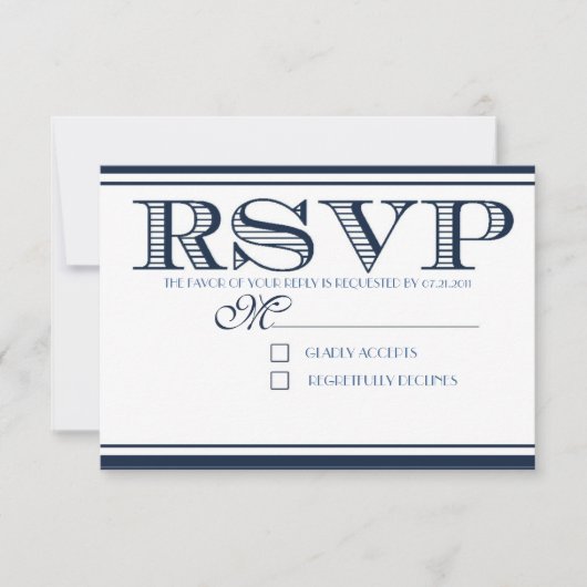 DE CAMEREE RSVP KAARTJE (Voorkant)