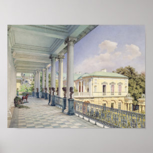 De Cameron Gallery in Tsarskoye Selo, 1859 Poster