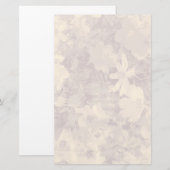 De camouflagepatroon van de bloem en van het blad briefpapier (Voorkant / Achterkant)