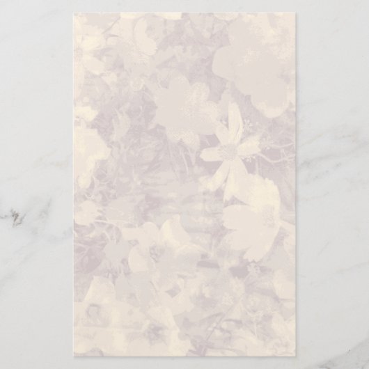 De camouflagepatroon van de bloem en van het blad briefpapier (Voorkant)