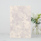 De camouflagepatroon van de bloem en van het blad briefpapier (Staand voorkant)