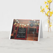 DE CAMPER IS KLAAR EN WIJ OOK VOOR KERSTMIS KAART (Gele Bloem)