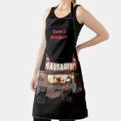 De  campervan worstverkoper, jouw naam schort (Insitu)