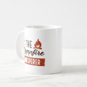 De Campfire Whisperer Koffiemok (Voorkant links)