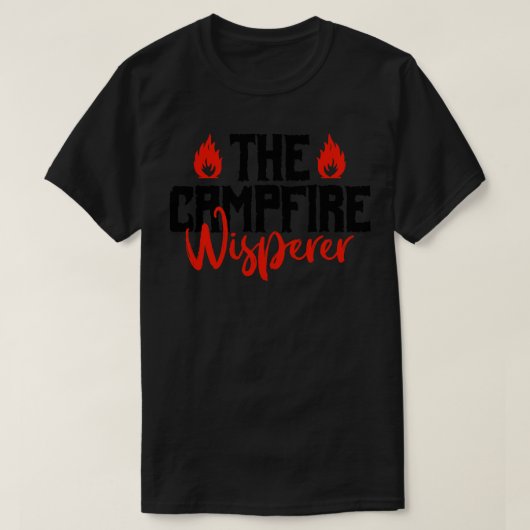 De Campfire Whisperer T-shirt (Design voorkant)