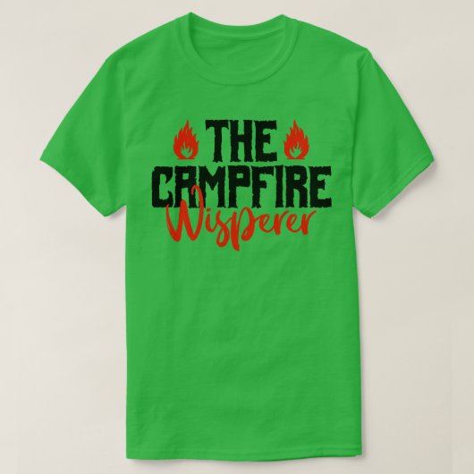 De Campfire Whisperer T-shirt (Design voorkant)