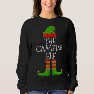 De Camping Elf Schattigee Groep Bijpassende Famili Trui