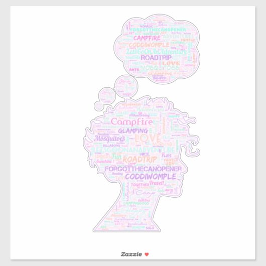 De Camping kan geopend worden. Sticker (Vel)