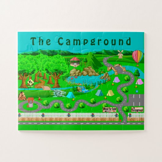De Camping  Legpuzzel (Horizontaal)