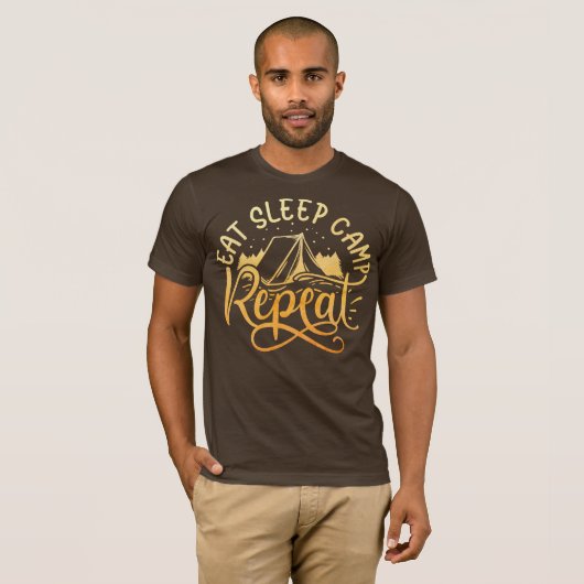 De Camping Lovers T-Shirt (Voorkant volledig)