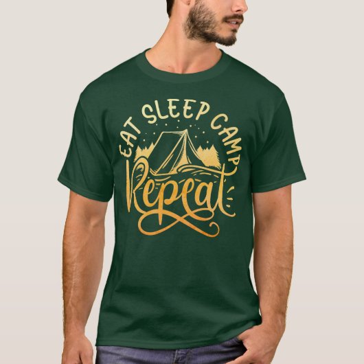 De Camping Lovers T-Shirt (Voorkant)