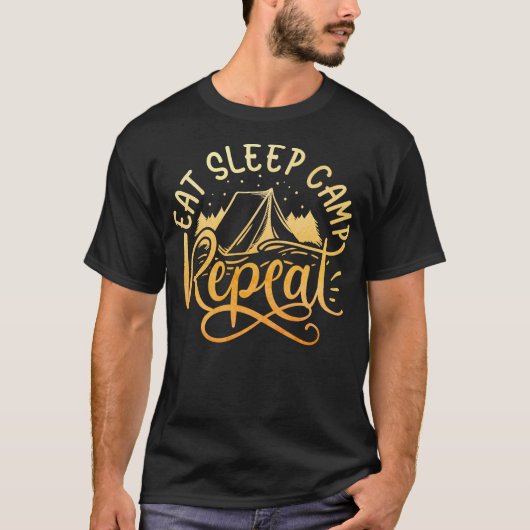 De Camping Lovers T-Shirt (Voorkant)
