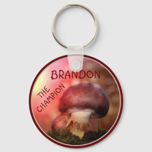 De campion met de champignon sleutelhanger