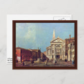 De Campo e La Chiesa di San Francesco Della Vigna. Briefkaart (Voorkant / Achterkant)