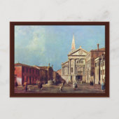 De Campo e La Chiesa di San Francesco Della Vigna. Briefkaart (Voorkant)