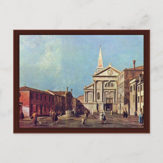 De Campo e La Chiesa di San Francesco Della Vigna. Briefkaart (Voorkant)