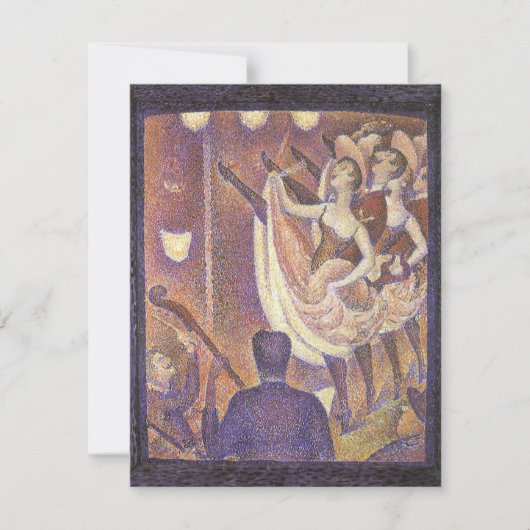 De Can Can-dans, Le Chahut door Georges Seurat (Voorkant)