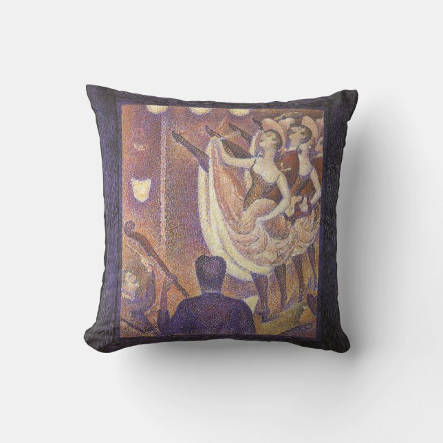 De Can Can Dans, Le Chahut door Georges Seurat Kussen (Voorkant)