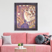 De Can Can-dans, Le Chahut van Georges Seurat Canvas Afdruk (Insitu (Woonkamer))