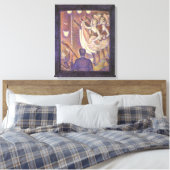 De Can Can-dans, Le Chahut van Georges Seurat Canvas Afdruk (Insitu (Slaapkamer))