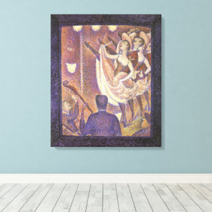 De Can Can-dans, Le Chahut van Georges Seurat Canvas Afdruk