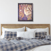 De Can Can-dans, Le Chahut van Georges Seurat Canvas Afdruk (Insitu (Slaapkamer))